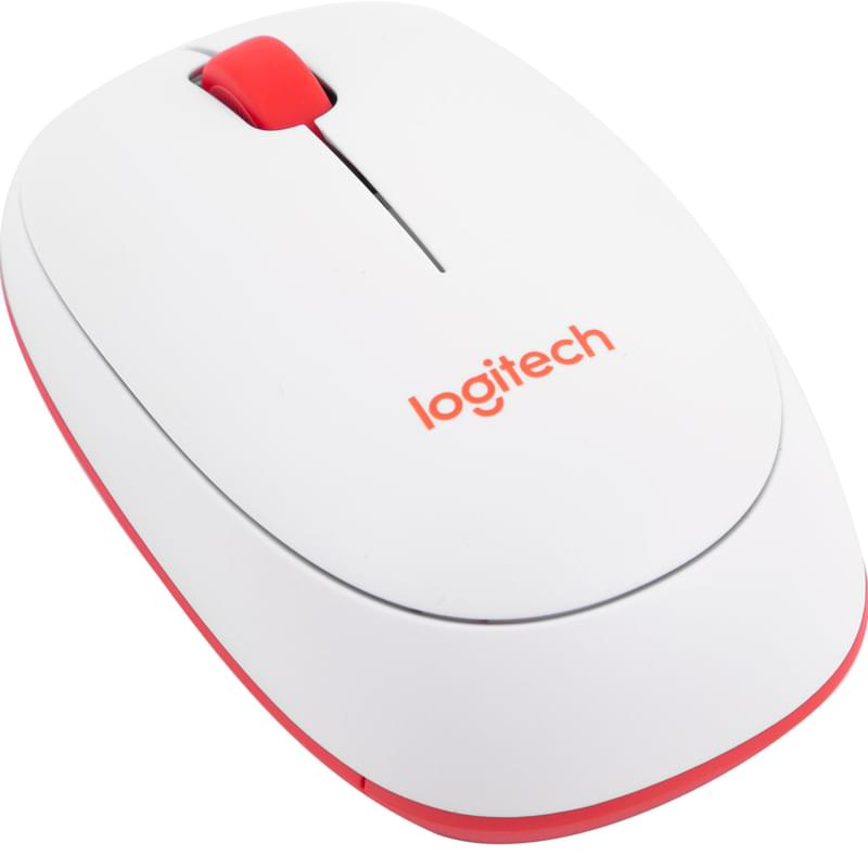 Клавиатура + Мышка беспроводные USB Logitech MK240 Nano White/Red (920-008212) - фото #4, Technodom.kz