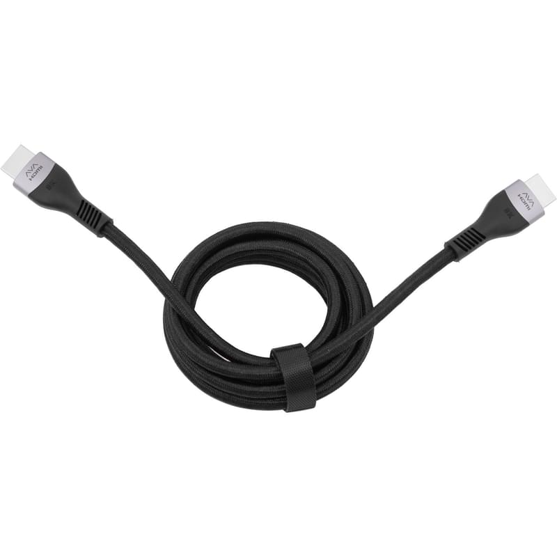 Кабель HDMI-HDMI AVA 1,8м 2.1 Plug 8K Black (AVA-PF331A-0180) - фото #1, Technodom.kz