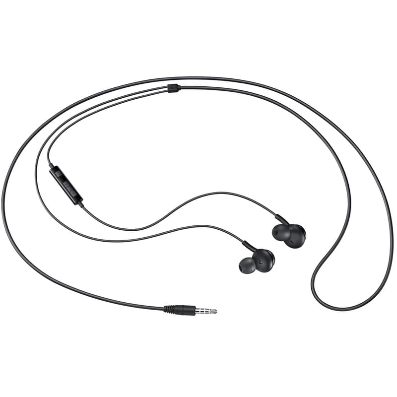 Наушники Samsung 3.5mm Earphones, Black (EO-IA500BBEGRU) - фото #2, Technodom.kz
