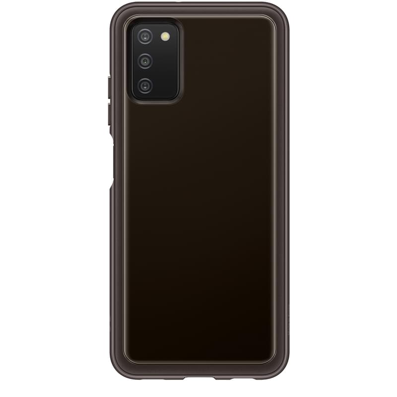 Чехол для Samsung Galaxy A03s Soft Clear Cover, Black (EF-QA037TBEGRU) - фото #1, Technodom.kz