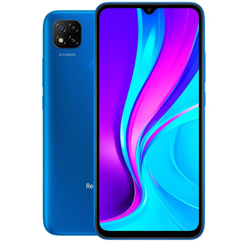 Смартфон Xiaomi Redmi 9C 4/128GB Twilight Blue - фото #0, Technodom.kz