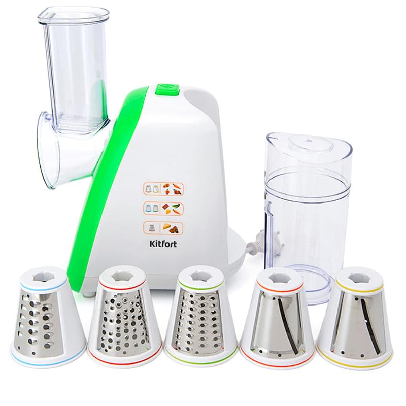 Мультирезка Kitfort KT-1318-3 зеленый - фото #2, Technodom.kz Мультирезка Kitfort KT-1318-3 зеленый - фото #2, Technodom.kz