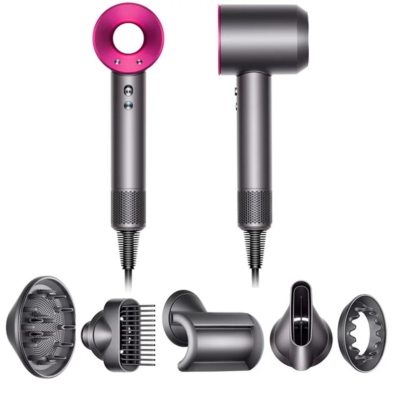 Фен Dyson Supersonic HD07 (никель/фуксия) - фото #0, Technodom.kz