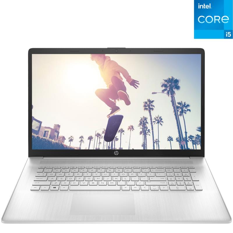 Ноутбук HP 17-СN0024UR i5 1135G7 / 8ГБ / 256SSD / 17.3 / DOS / (4A815EA) - фото #0, Technodom.kz