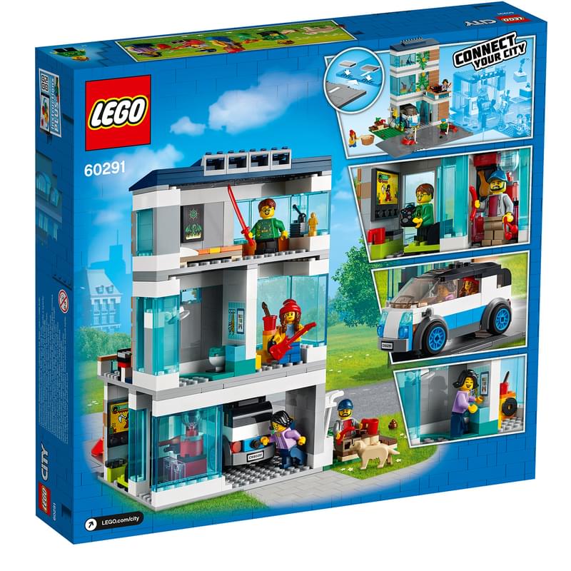 Конструктор LEGO CITY Современный дом для семьи 60291 - фото #1, Technodom.kz