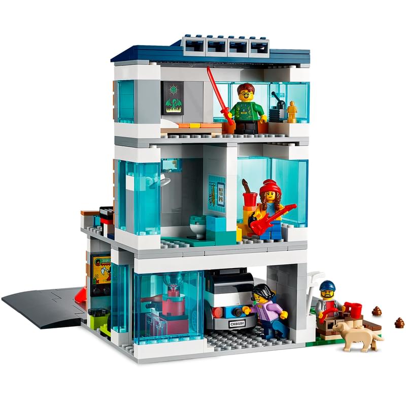 Конструктор LEGO CITY Современный дом для семьи 60291 - фото #2, Technodom.kz