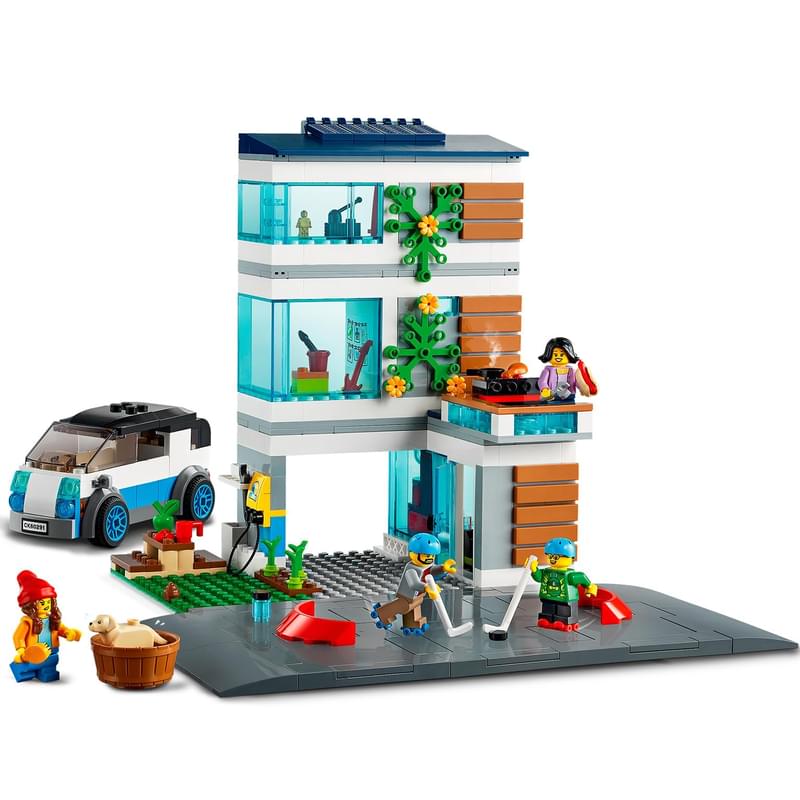 Конструктор LEGO CITY Современный дом для семьи 60291 - фото #3, Technodom.kz