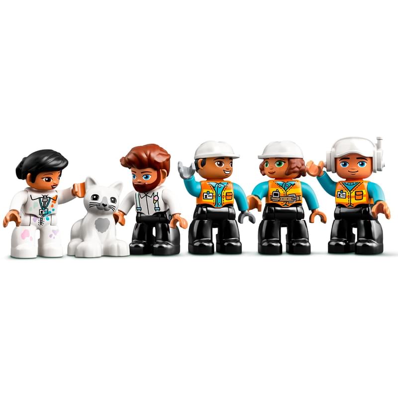 Конструктор LEGO DUPLO Башенный кран на стройке 10933 - фото #3, Technodom.kz