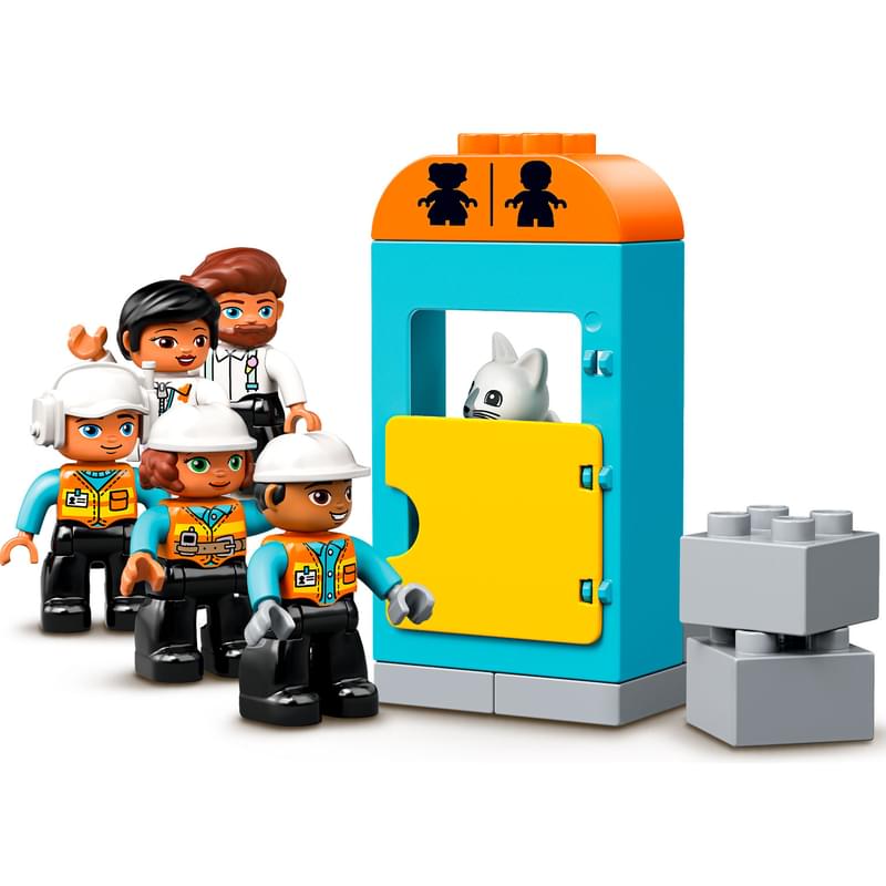 Конструктор LEGO DUPLO Башенный кран на стройке 10933 - фото #6, Technodom.kz