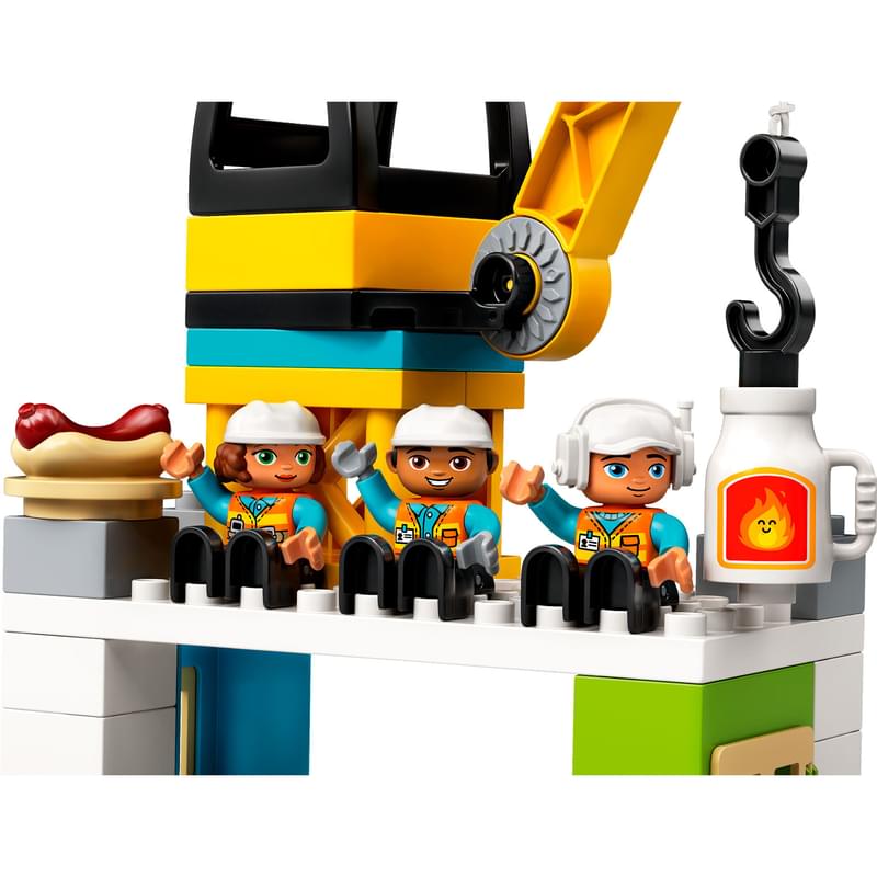 Конструктор LEGO DUPLO Башенный кран на стройке 10933 - фото #7, Technodom.kz
