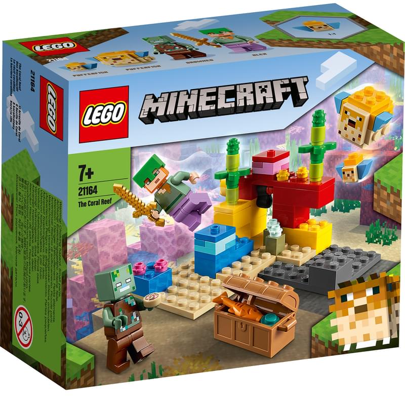 Конструктор LEGO Minecraft Коралловый риф (21164) - фото #0, Technodom.kz