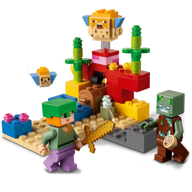 Конструктор LEGO Minecraft Коралловый риф (21164) - фото #2, Technodom.kz