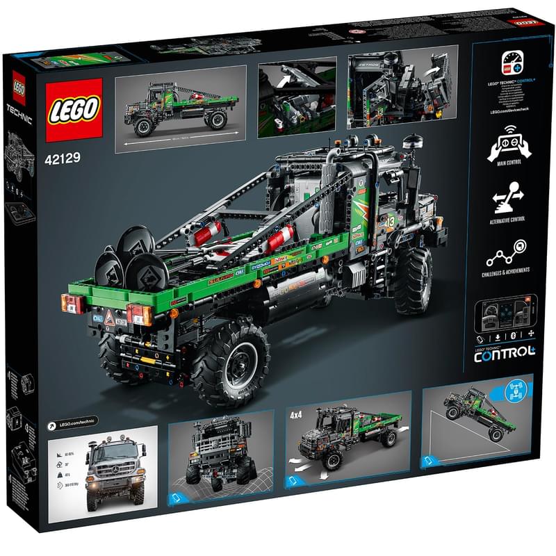 Конструктор LEGO Technic Полноприводный грузовик-внедорожник Mercedes-Benz Zetros (42129) - фото #1, Technodom.kz