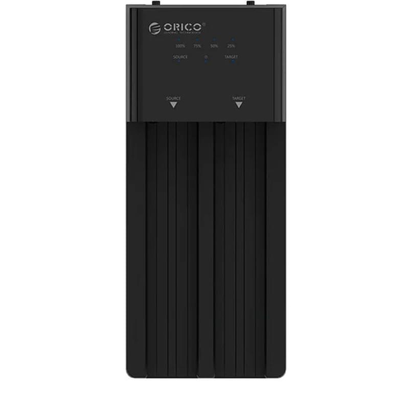 Док-станция для жесткого диска ORICO USB 3.0 и eSATA для 2,5 и 3,5 HDD/SSD (6528US3-C-EU-BK-BP) - фото #0, Technodom.kz