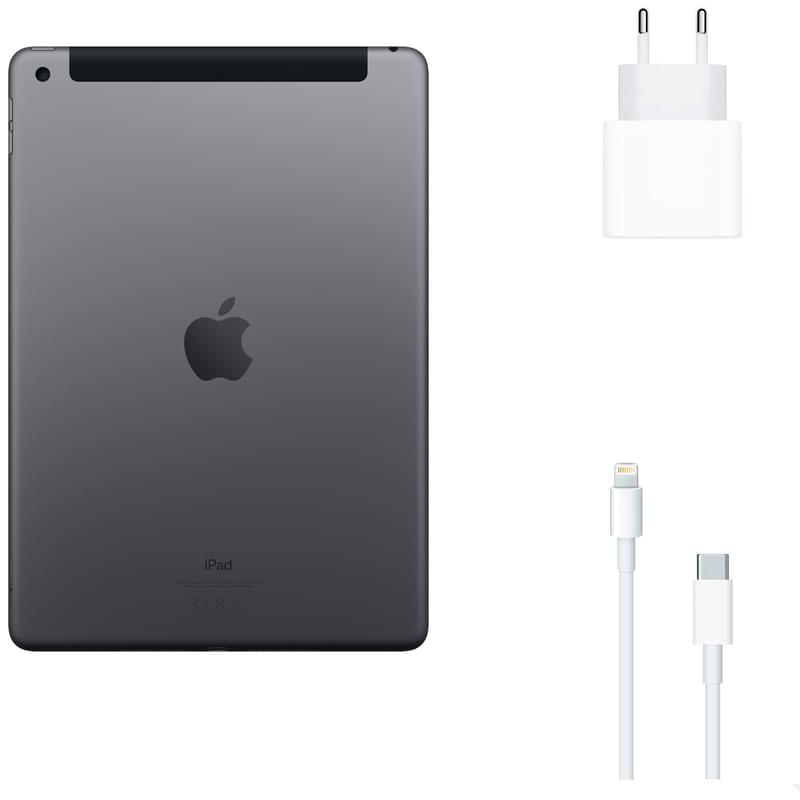 Планшет Apple iPad 10.2 2021 64GB WiFi + Cellular Space Grey (MK473RK/A) - фото #5, Technodom.kz