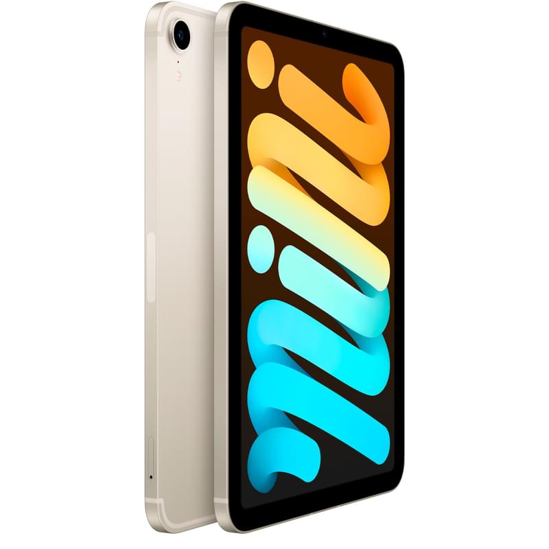 Планшет Apple iPad Mini 2021 64GB WiFi + Cellular Starlight (MK8C3RK/A) - фото #2, Technodom.kz