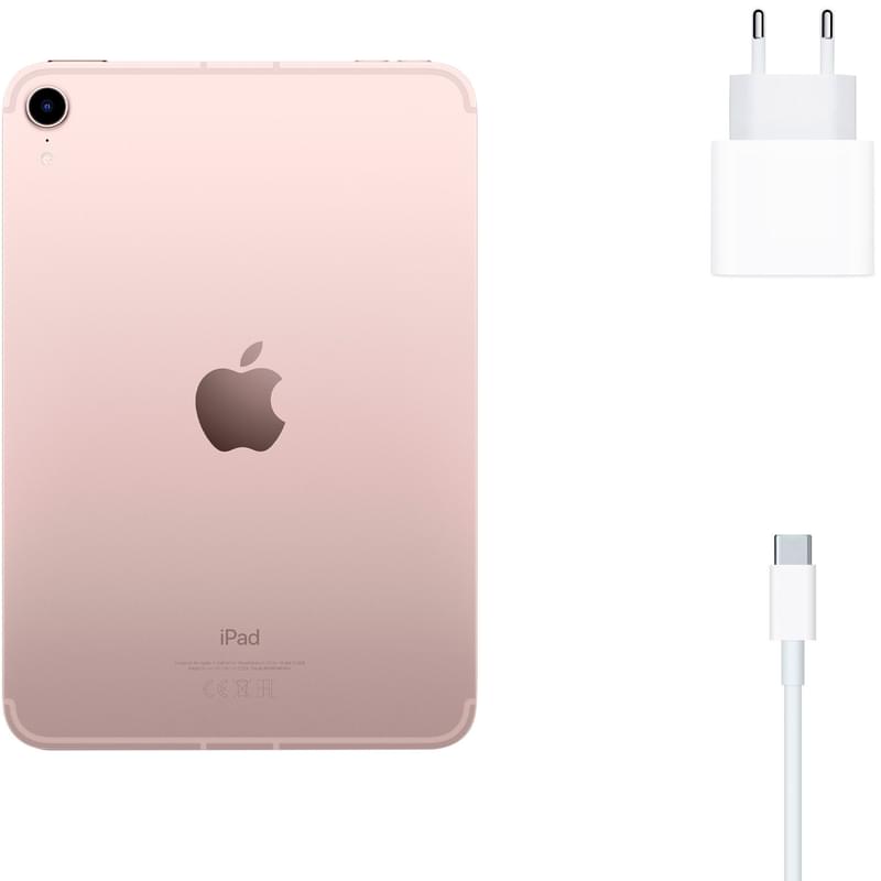 Планшет Apple iPad Mini 2021 256GB WiFi + Cellular Pink (MLX93RK/A) - фото #5, Technodom.kz