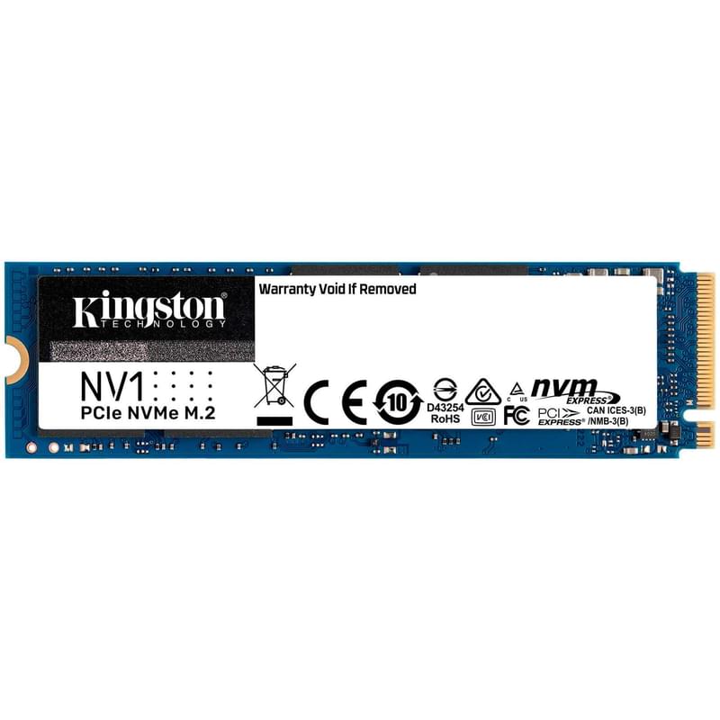 Внутренний SSD M.2 2280 1TB Kingston NV1 PCIe 3.0 x4 NVMe 3D TLC (SNVS/1000G) - фото #0, Technodom.kz
