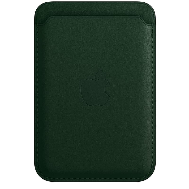 iPhone Leather Wallet with MagSafe, Sequoia Green (MM0X3ZM/A) арналған тысқабы - фото #0, Technodom.kz