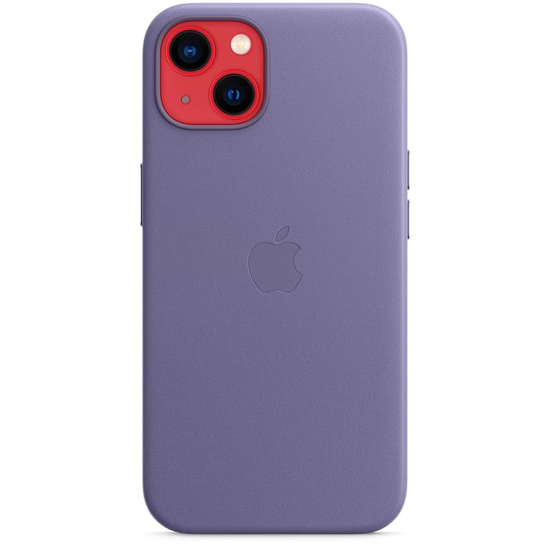 Чехол для iPhone 13, Leather Case with MagSafe, Wisteria (MM163ZM/A) - фото #4, Technodom.kz