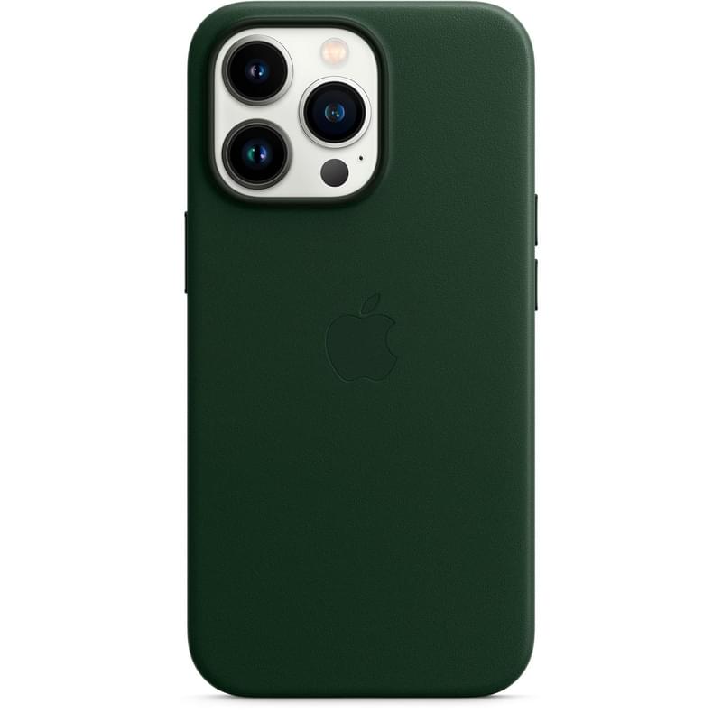 Чехол для iPhone 13 Pro, Leather Case with MagSafe, Sequoia Green (MM1G3ZM/A) - фото #1, Technodom.kz