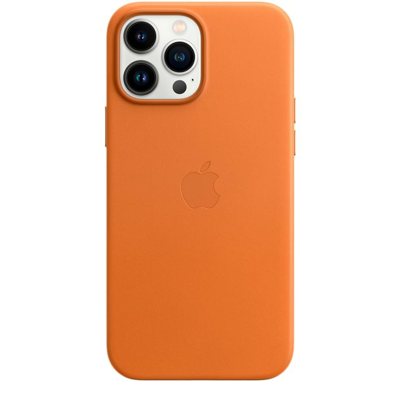 Чехол для iPhone 13 Pro Max, Leather Case with MagSafe, Golden Brown (MM1L3ZM/A) - фото #1, Technodom.kz