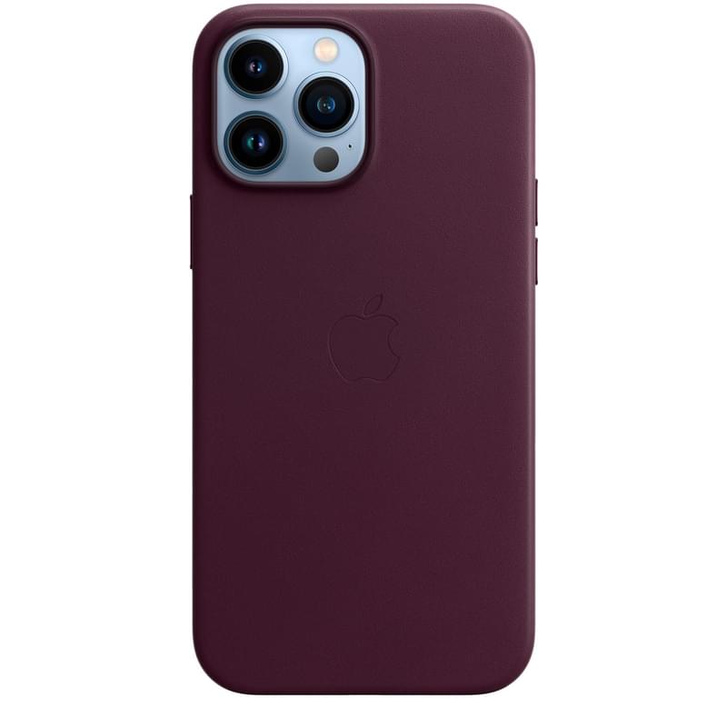 iPhone 13 Pro Max, Leather Case with MagSafe, Dark Cherry (MM1M3ZM/A) арналған тысқабы - фото #3, Technodom.kz