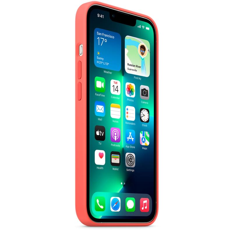 Чехол для iPhone 13 Pro, Silicone Case with MagSafe, Pink Pomelo (MM2E3ZM/A) - фото #5, Technodom.kz