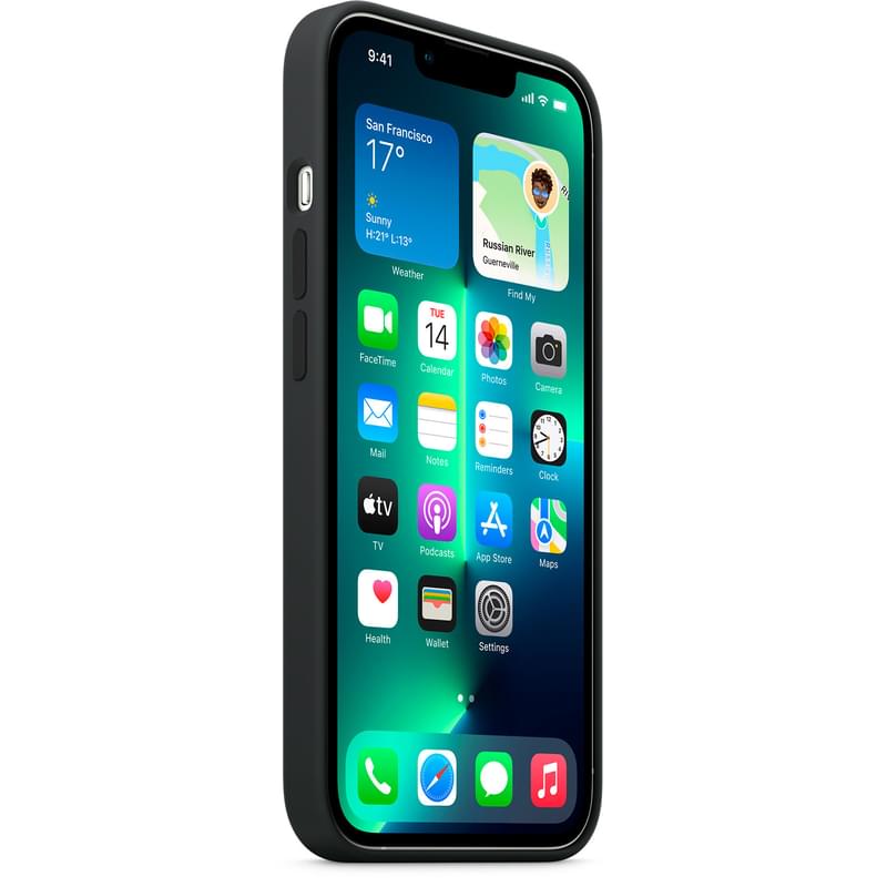 Чехол для iPhone 13 Pro, Silicone Case with MagSafe, Midnight (MM2K3ZM/A) - фото #5, Technodom.kz