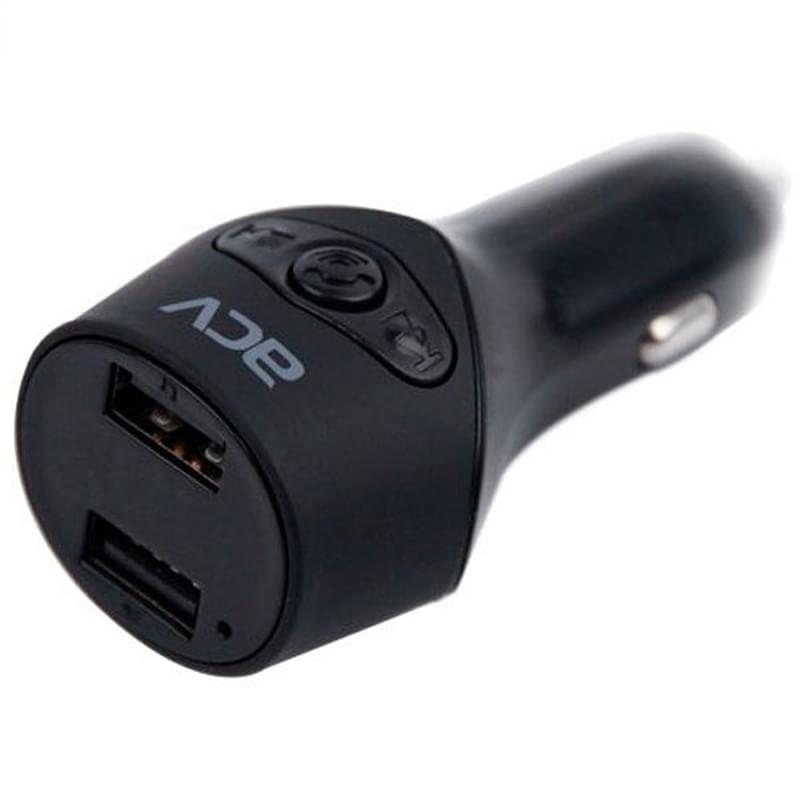 Автомобильный FM модулятор + зарядник ACVFMT-119B Bluetooth - фото #0, Technodom.kz