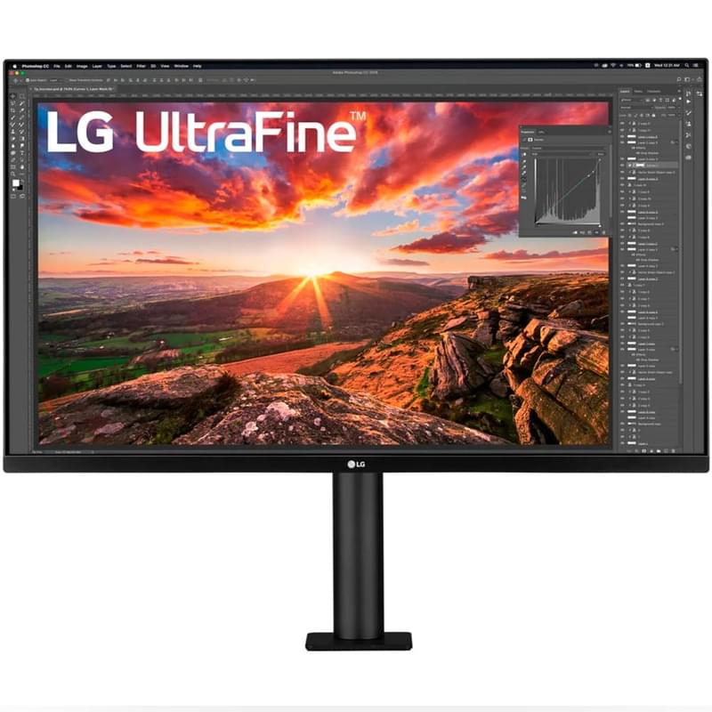 Монитор 31.5" LG 32UN880-B 3840x2160 16:9 IPS 60ГЦ (2HDMI+DP+Type-C) Black - фото #1, Technodom.kz