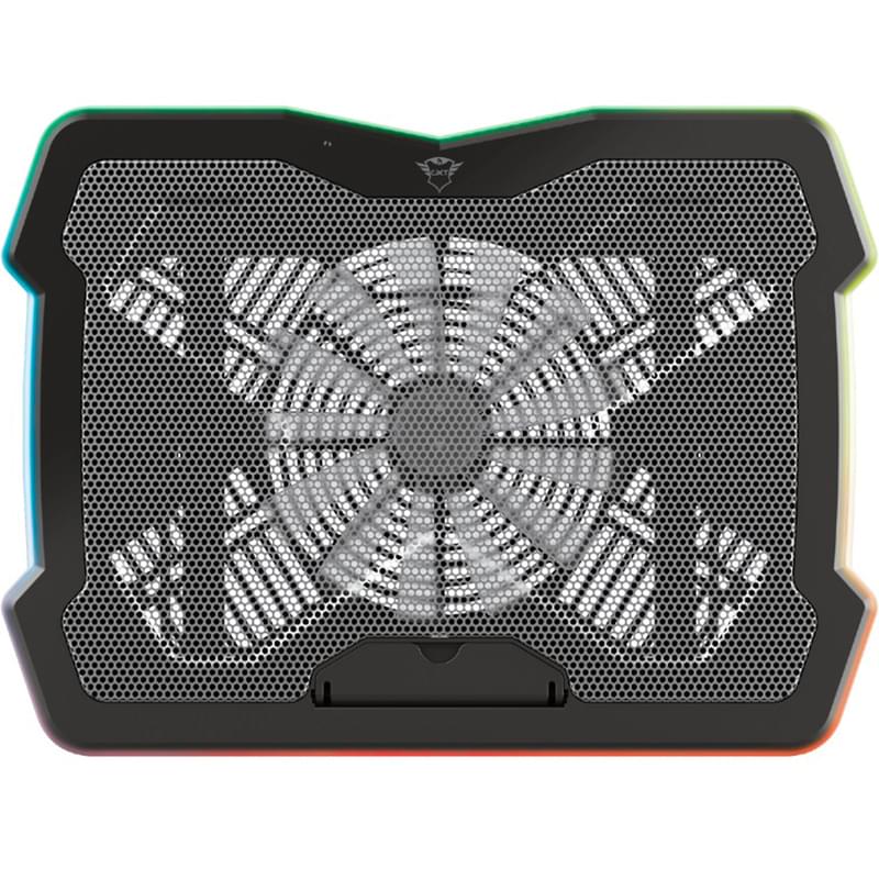 Охлаждающая подставка для ноутбука Trust GXT 1126 Aura до 17.3", Чёрный - фото #2, Technodom.kz