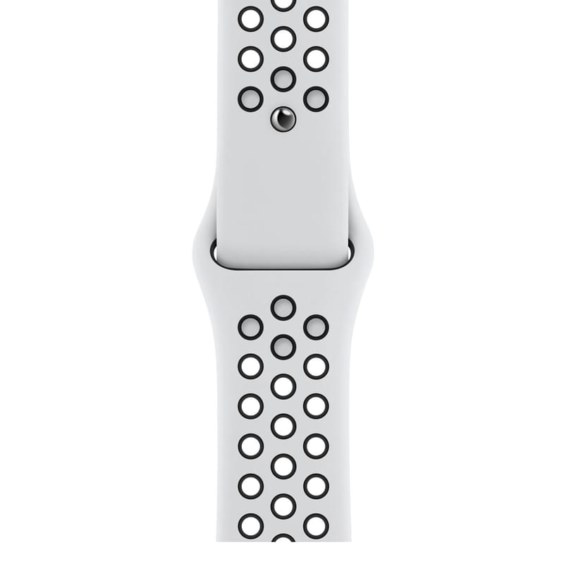 Apple Watch Nike SE GPS Смарт сағаты, 44mm Silver Aluminium Case with Platinum Nike Sport Band (MKQ73) - фото #2, Technodom.kz