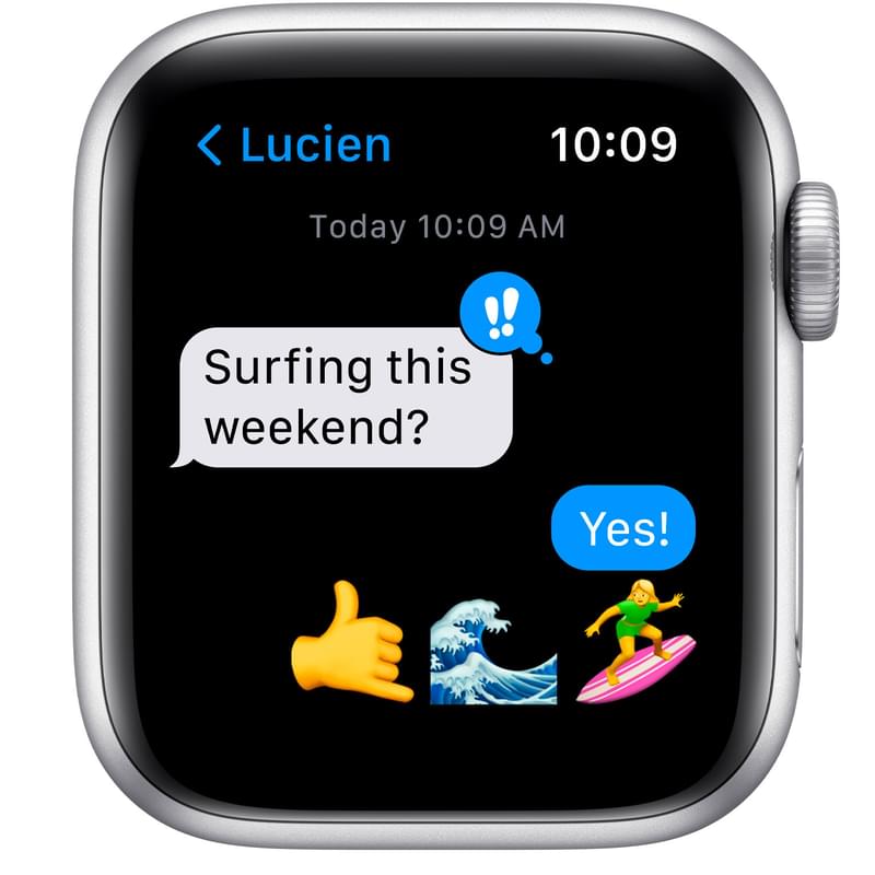 Смарт-часы Apple Watch SE GPS, 40mm Silver Aluminium Case with Abyss Blue Sport Band (MKNY3GK/A) - фото #5, Technodom.kz