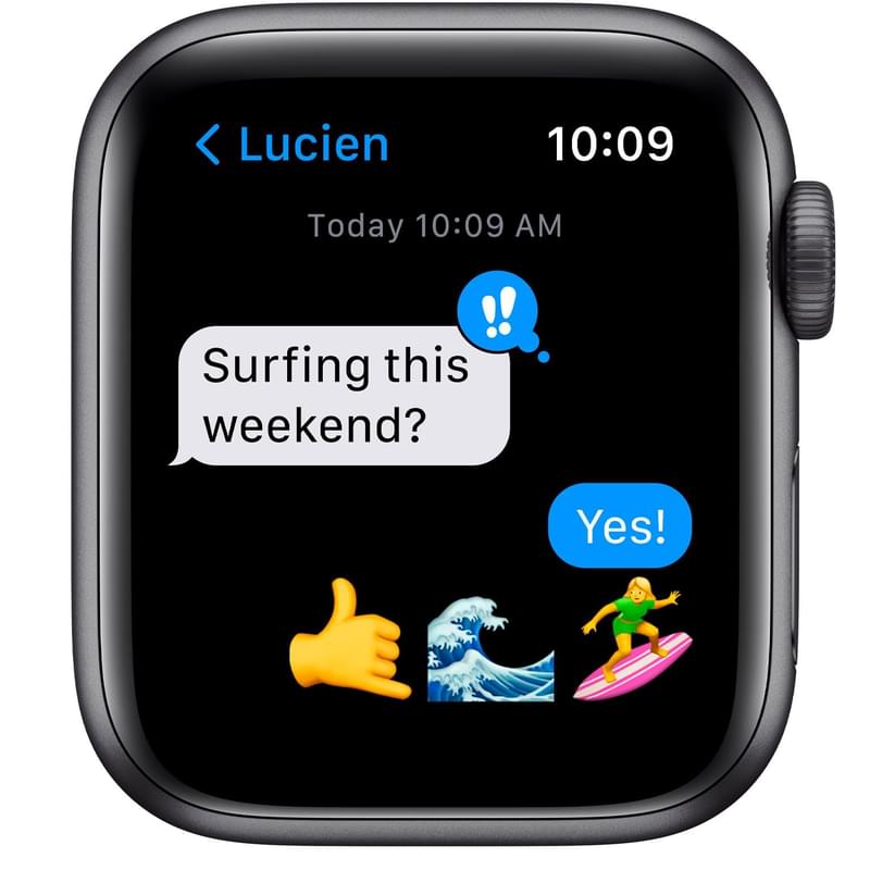 Смарт-часы Apple Watch SE GPS, 40mm Space Gray Aluminium Case with Midnight Sport Band (MKQ13GK/A) - фото #5, Technodom.kz