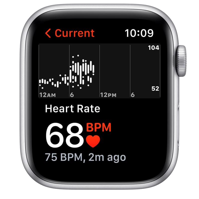 Смарт-часы Apple Watch SE GPS, 44mm Silver Aluminium Case with Abyss Blue Sport Band (MKQ43GK/A) - фото #4, Technodom.kz