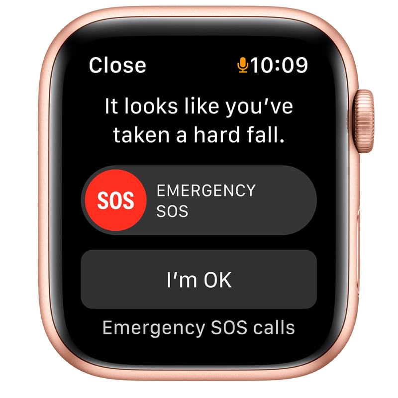 Смарт-часы Apple Watch SE GPS, 44mm Gold Aluminium Case with Starlight Sport Band (MKQ53GK/A) - фото #5, Technodom.kz