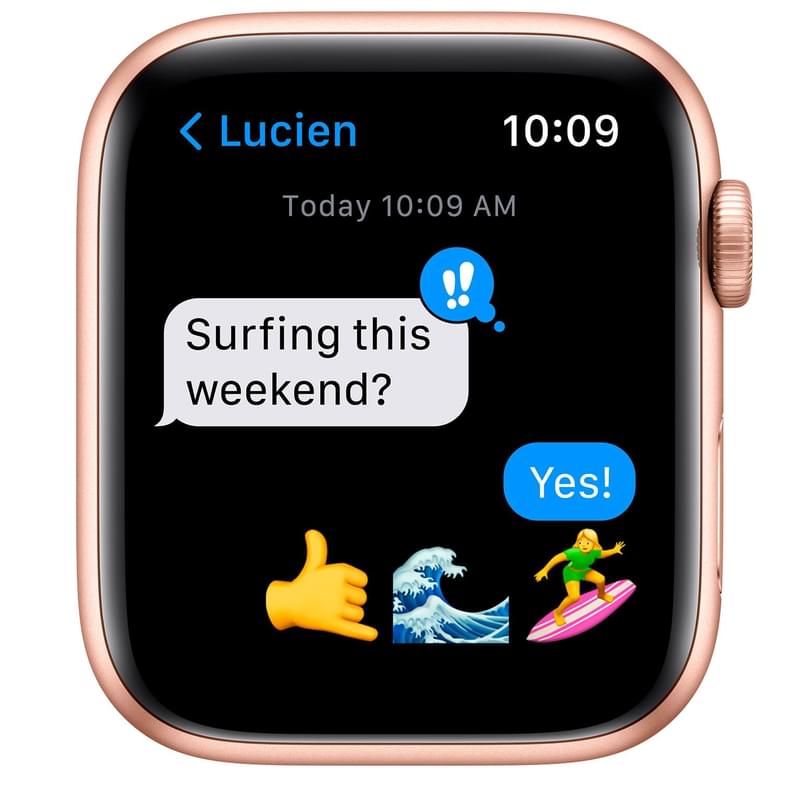 Смарт-часы Apple Watch SE GPS, 44mm Gold Aluminium Case with Starlight Sport Band (MKQ53GK/A) - фото #6, Technodom.kz