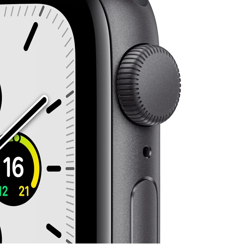 Смарт-часы Apple Watch SE GPS, 44mm Space Gray Aluminium Case with Midnight Sport Band (MKQ63GK/A) - фото #2, Technodom.kz
