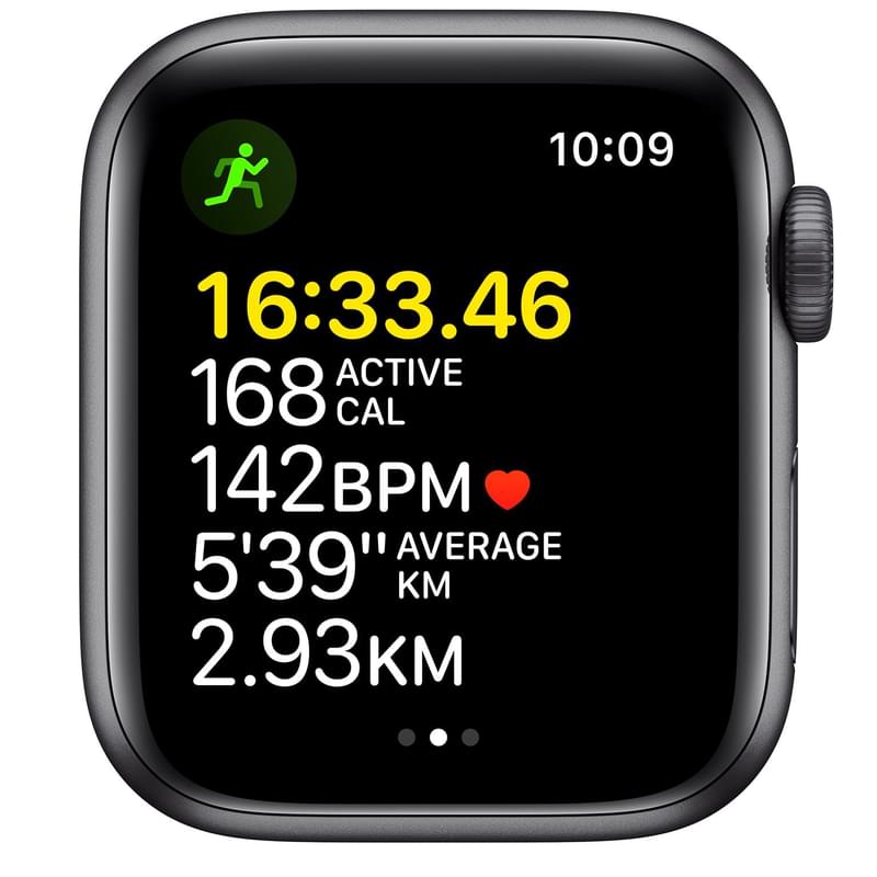 Смарт-часы Apple Watch SE GPS, 44mm Space Gray Aluminium Case with Midnight Sport Band (MKQ63GK/A) - фото #3, Technodom.kz
