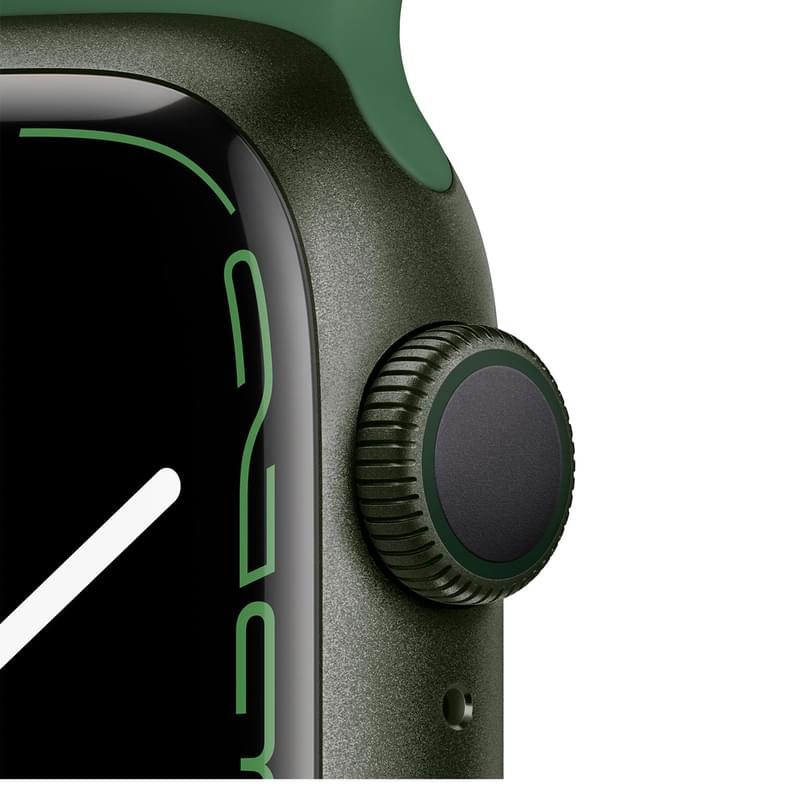 Смарт-часы Apple Watch Series 7 GPS, 45mm Green Aluminium Case with Clover Sport Band - фото #2, Technodom.kz