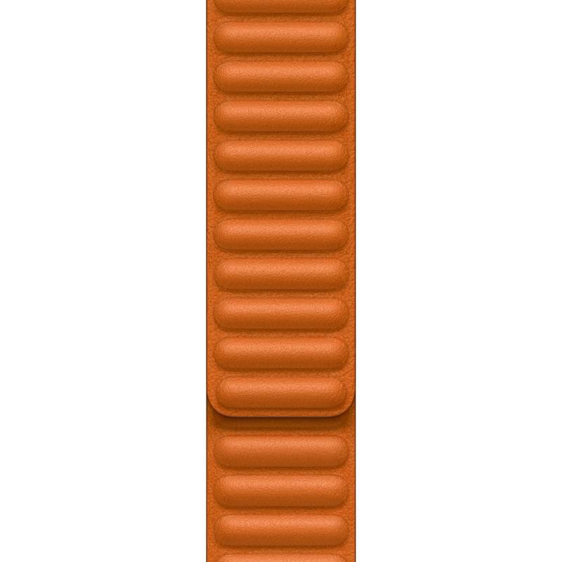 Браслет 45mm Golden Brown Leather Link S/M (ML7U3ZM/A) - фото #0, Technodom.kz