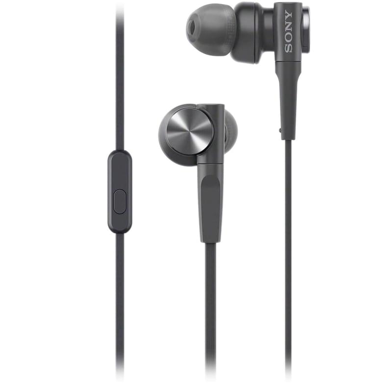 Наушники Вставные с Микрофоном Sony MDR-XB55AP, Black - фото #0, Technodom.kz