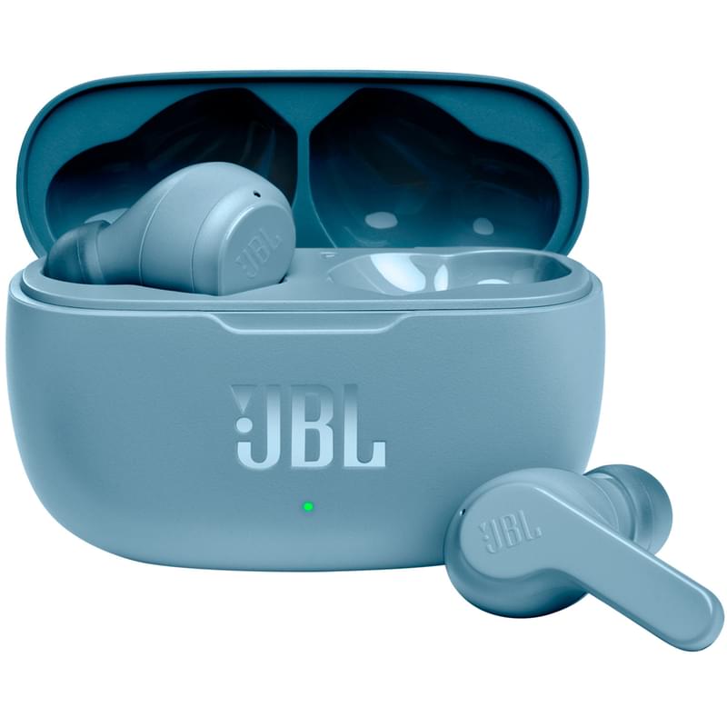 Наушники Вставные JBL Bluetooth Wave 200TWS, Blue (JBLW200TWSBLU) - фото #0, Technodom.kz