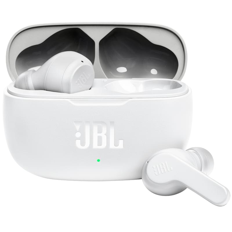 Қыстырмалы құлаққап JBL Bluetooth Wave 200TWS, White (JBLW200TWSWHT) - фото #0, Technodom.kz