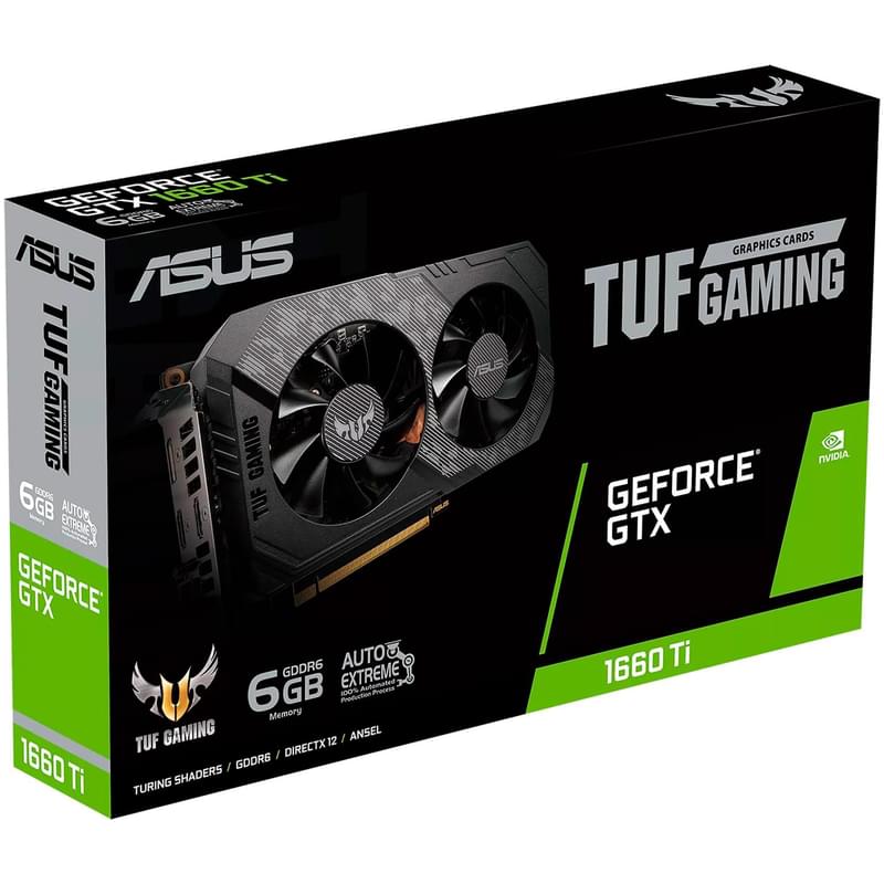 Видеокарта Asus TUF Gaming GTX 1660 Ti EVO 6GB 192bit/G6 (2HDMI+DP)(TUF-GTX1660TI-6G-EVO-GAMING) - фото #11, Technodom.kz Видеокарта Asus TUF Gaming GTX 1660 Ti EVO 6GB 192bit/G6 (2HDMI+DP)(TUF-GTX1660TI-6G-EVO-GAMING) - фото #11, Technodom.kz