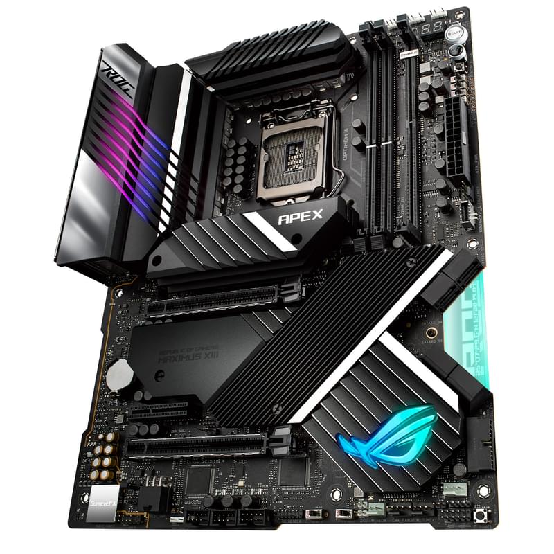 Материнская плата Asus ROG MAXIMUS XIII APEX LGA1200 2DDR4 PCI-E 2x16 1x1 (Type-C) ATX - фото #4, Technodom.kz