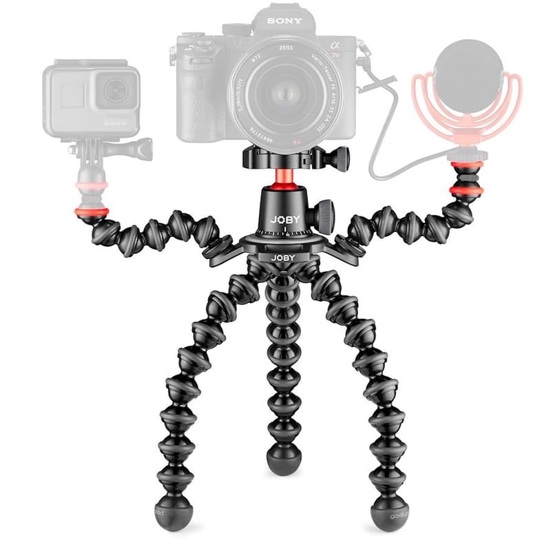 Штатив Joby GorillaPod 3K PRO Rig штатив с головой для фотокамер черный/серый (JB01567-BWW) - фото #3, Technodom.kz