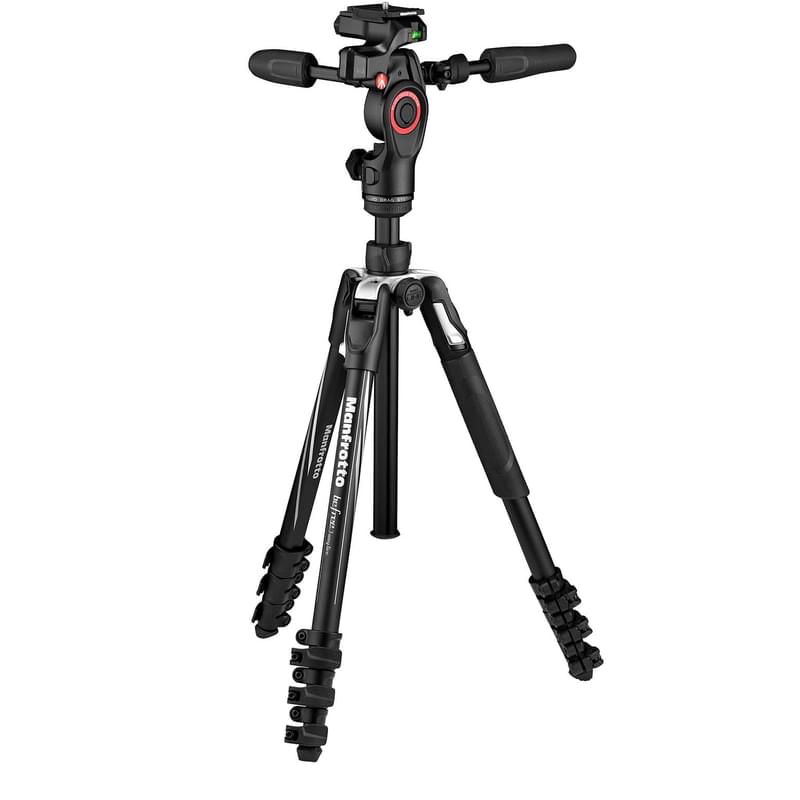 MANFROTTO Befree 3Way Live 3-өзекті басы бар штативі (MKBFRLA4BK-3W) - фото #0, Technodom.kz