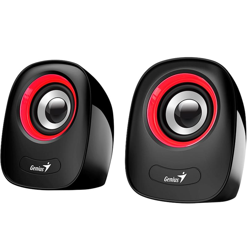 Колонки 2.0 Genius SP-Q160, Red - фото #0, Technodom.kz